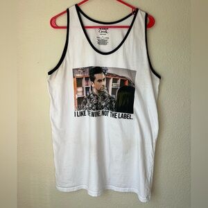 Schitts Creek Graphic Tank XL Black Trim Y2K Aesthetic Sleeveless Tee